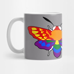 Gay Pride Moth Mug